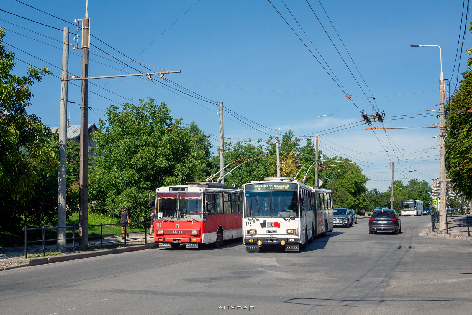 Схема руху тролейбусного маршруту №11 з 12 квітня 2024 року