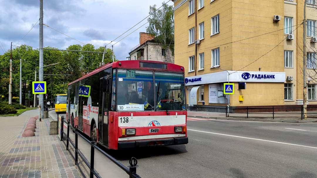 19 травня буде внесено зміни в рух тролейбусів №10